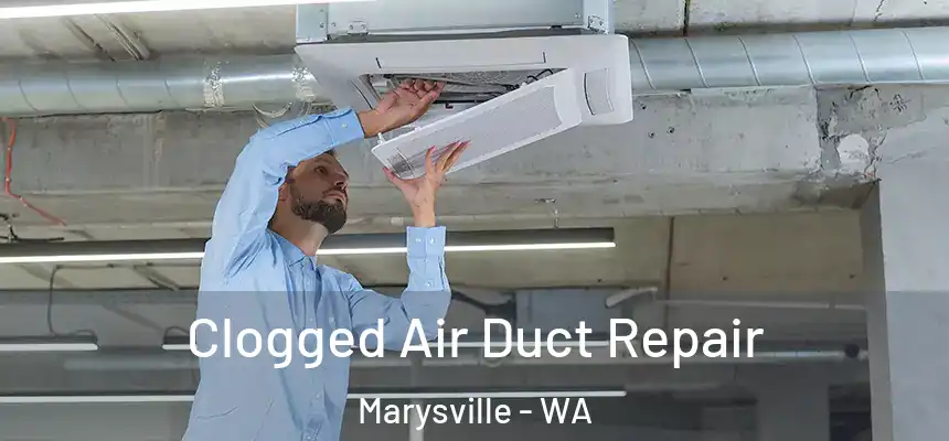  Clogged Air Duct Repair Marysville - WA