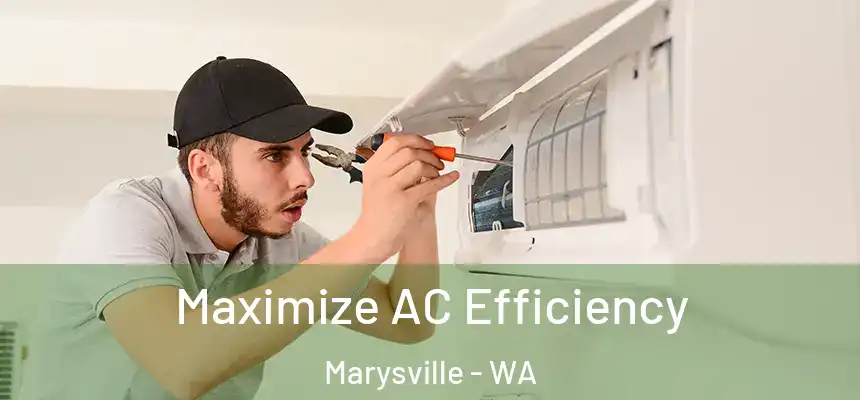 Maximize AC Efficiency Marysville - WA